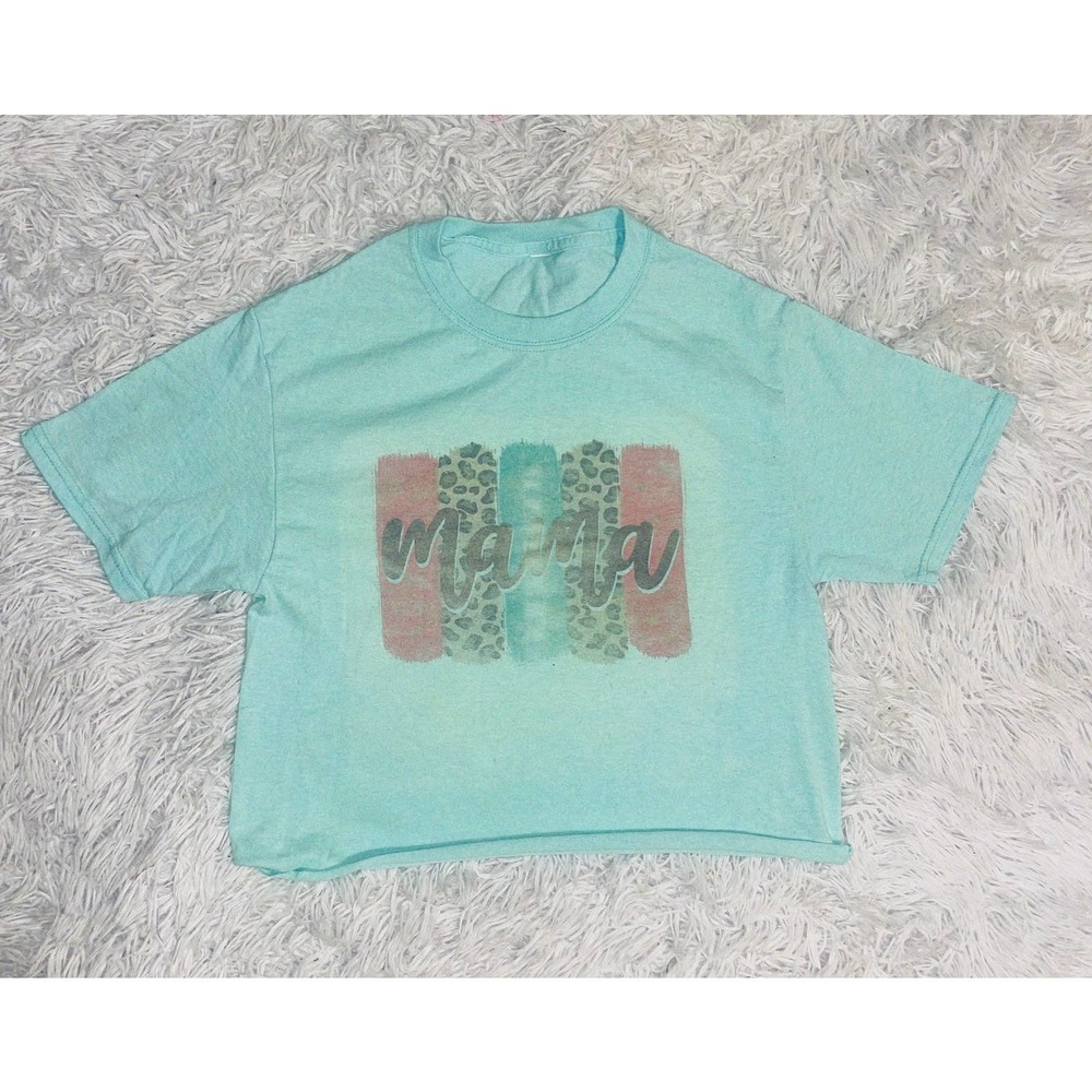 Mama Tee Cropped T-Shirt -size small